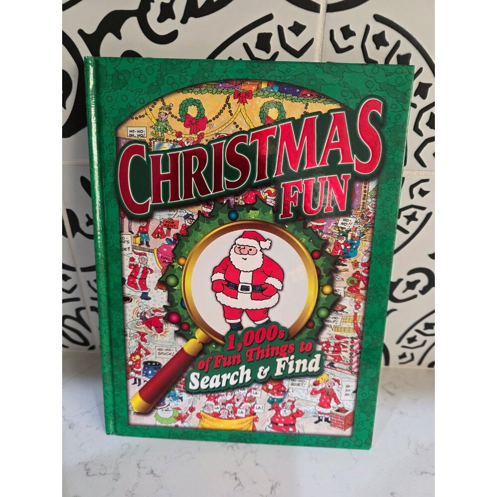 Christmas Fun Search and Find Children’s Hardcover Book Christmas Holiday